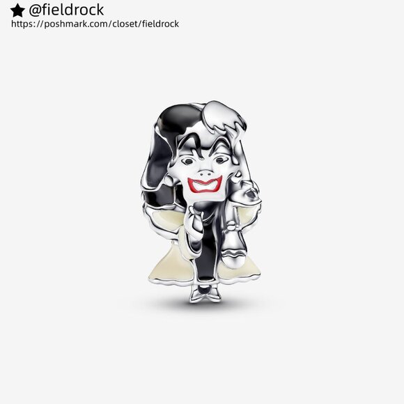 Pandora Disney Villains Cruella De Vil Charm - Picture 1 of 5